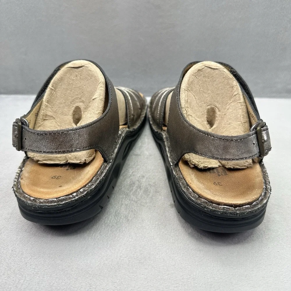 Womens 8-8.5 / EU 39 Finn Comfort Sausalito Sandals Espresso Leather Comfort